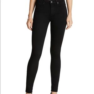 Paige Hoxton Ultra Skinny Black Stretch Jeans
